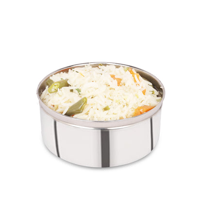 Packvibe Premium Steelox 2-Container Eco Lunch Box – Durable, Leak-Proof & Insulated for Fresh | best-selling lunch box Mumbai