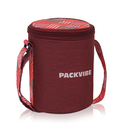 Buy Lunch Box Mumbai | Gourmet Stainless Steel Lunch Box – 3 Container Tiffin with Insulated Bag – Leakproof, BPA-Free, Office & College Use
