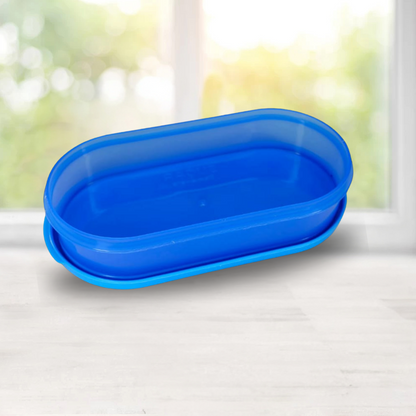 Packvibe Brio Lunch Box | Stainless Steel, Leak-Proof & Insulated Tiffin for Fresh Meals | Blue
