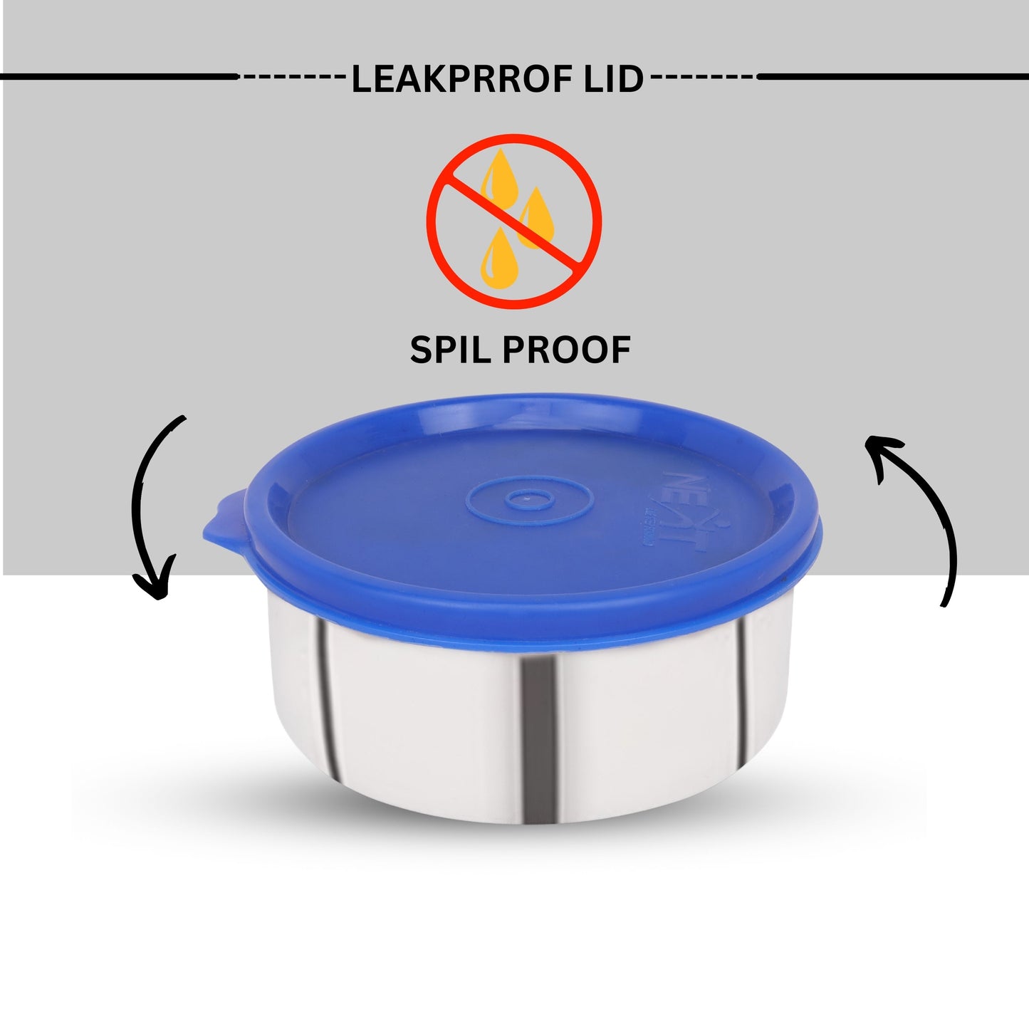 Packvibe Eco Lunch Box | 2-Container Stainless Steel Lunch Box | BPA-Free Tiffin Box | Insulated Lunch Bag | Leak-Proof & Durable Food Storage