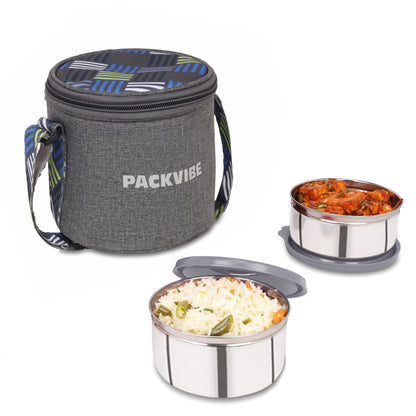 Packvibe Stainless Steel Lunch Box | Sustainable, Leak-Proof, and Stylish Lunch Containers